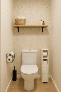 WC avec rangements malins
