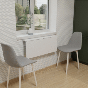 table murale pliante repliée