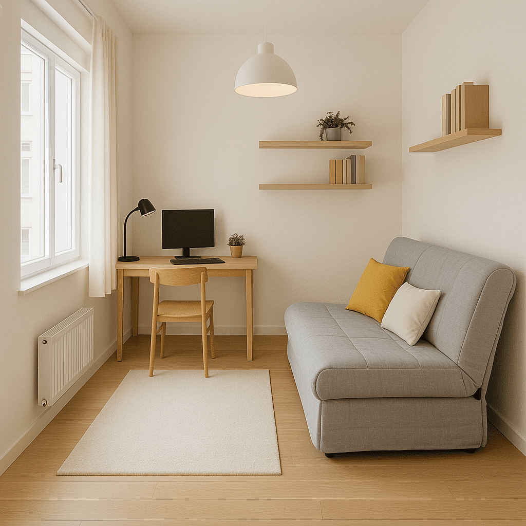 solution lit pour petit espace : canapé convertible