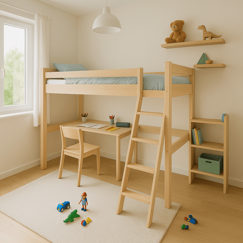 solution lit pour petit espace : lit mezzanine