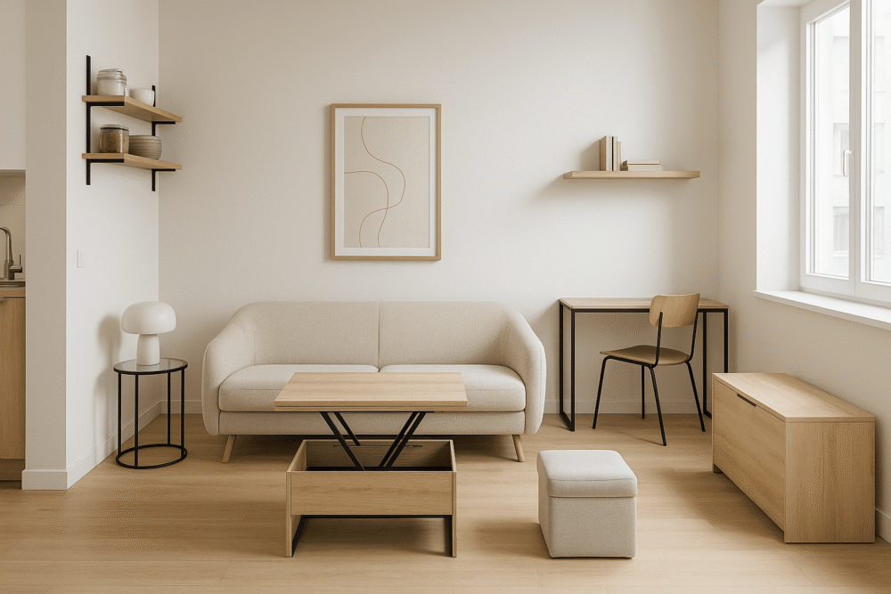 petit studio déco moderne