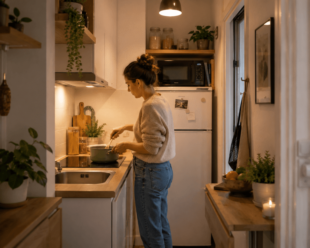 Cuisine dans un petit espace