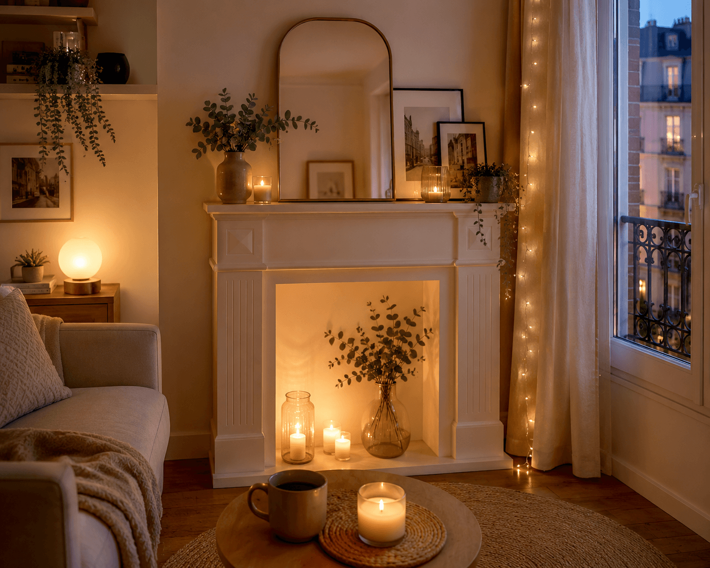 fausse cheminée décorative