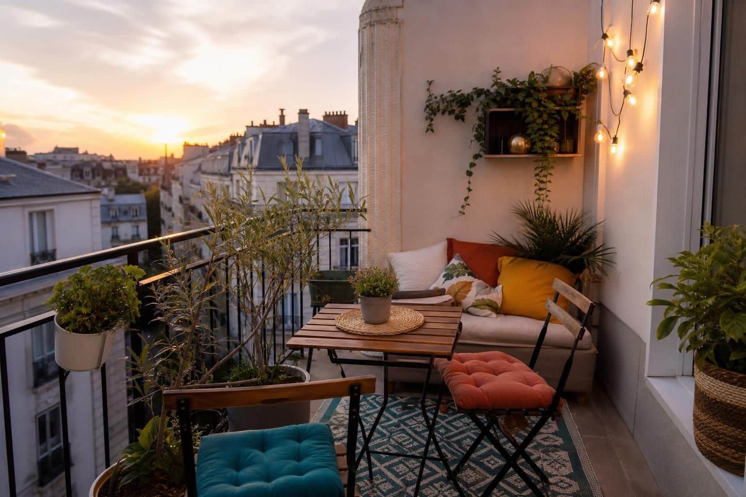 découvrez nos astuces pour aménager un balcon convivial et pratique, transformez cet espace en un vrai coin de détente où il fait bon vivre.