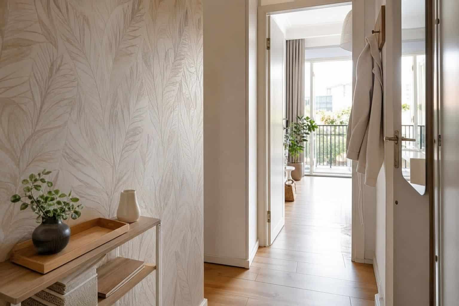découvrez comment choisir le papier peint idéal pour votre couloir afin d'optimiser l'espace et créer une ambiance chaleureuse dans un petit intérieur.