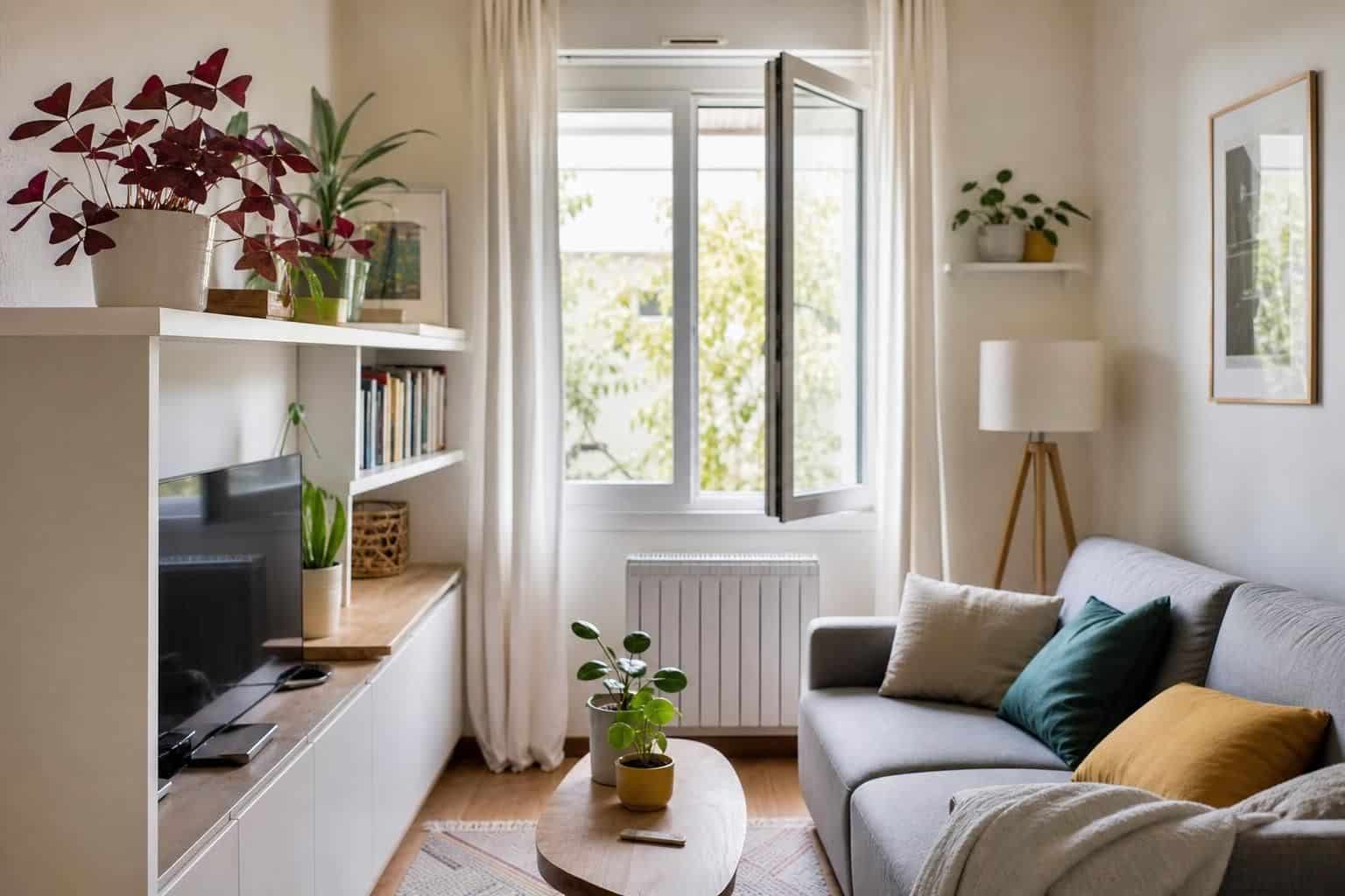 découvrez comment intégrer l'oxalis pourpre pour apporter couleur et fraîcheur à une petite pièce, en optimisant l'espace et la décoration intérieure.