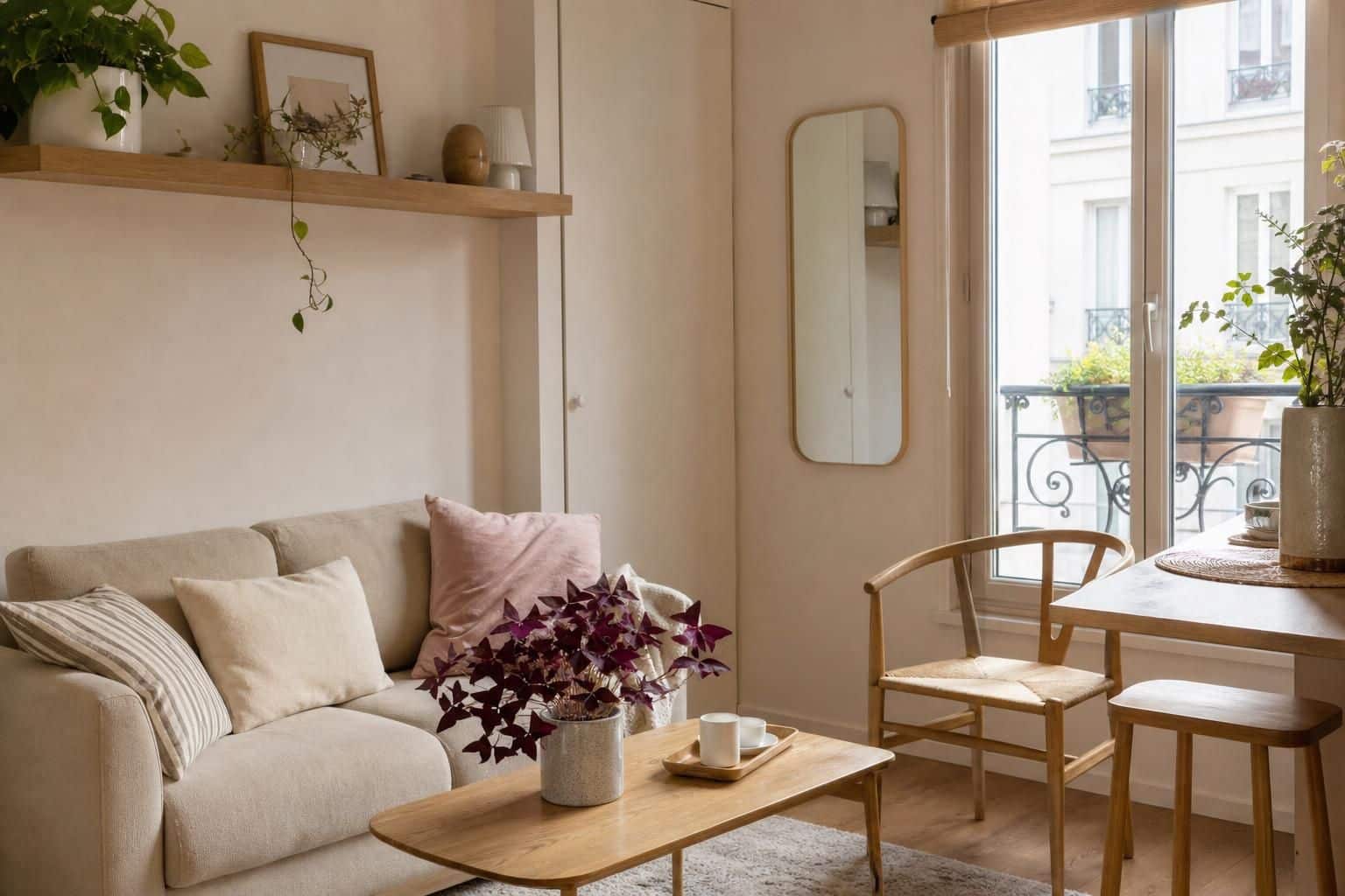 découvrez comment intégrer l'oxalis pourpre pour apporter une touche de couleur vive et égayer une petite pièce de votre intérieur facilement et avec style.