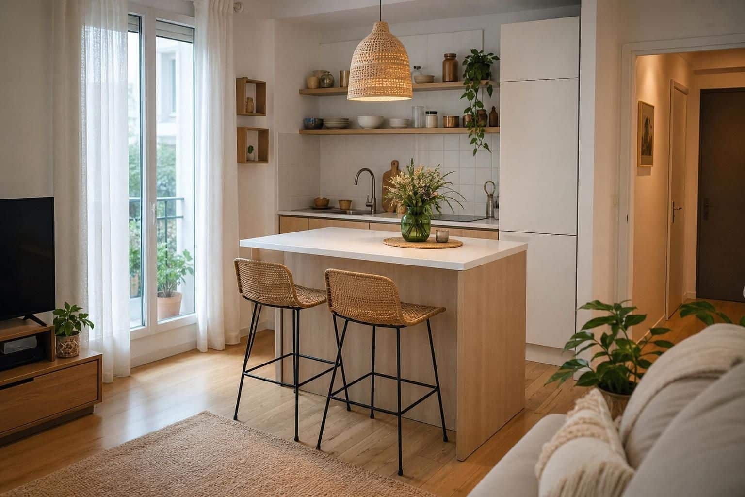 découvrez comment intégrer un îlot dans une petite cuisine pour optimiser l'espace, allier fonctionnalité et design, et maximiser chaque centimètre disponible.