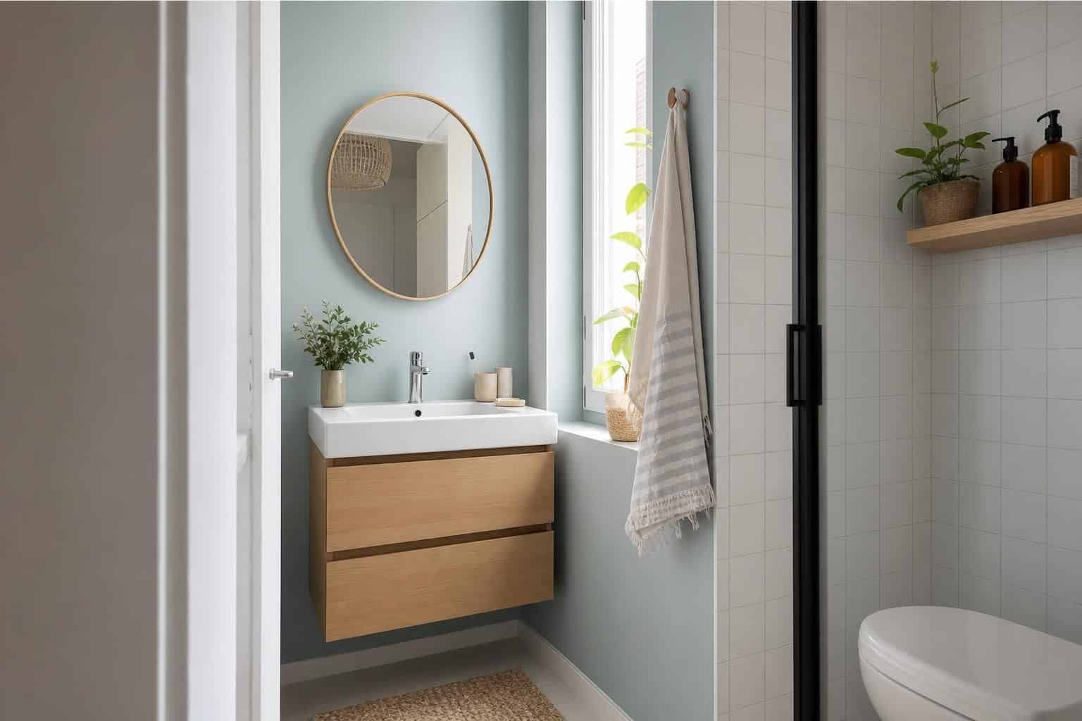 découvrez nos conseils pratiques pour peindre une salle de bain et réussir l'harmonie des couleurs dans un petit espace, pour un résultat lumineux et élégant.