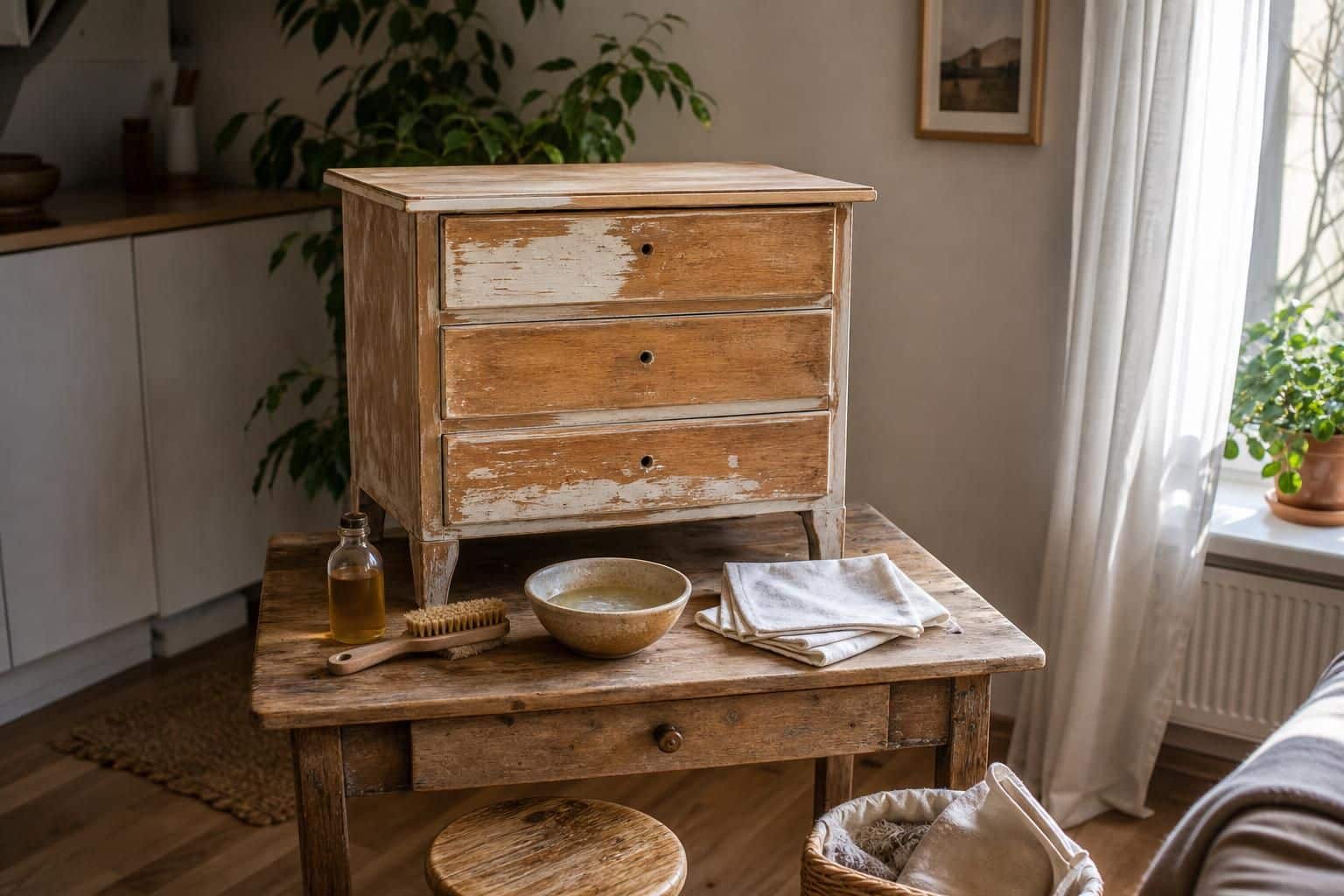 Recette de grand-mère pour décaper un meuble naturellement et simplement