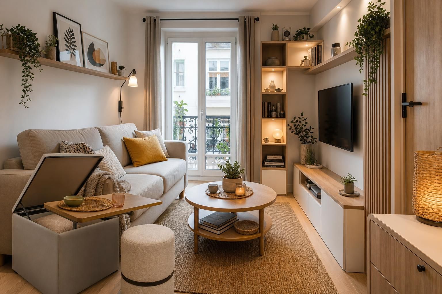 découvrez nos astuces pour choisir une table basse adaptée aux petits espaces et optimiser l'aménagement de votre salon avec style et praticité.